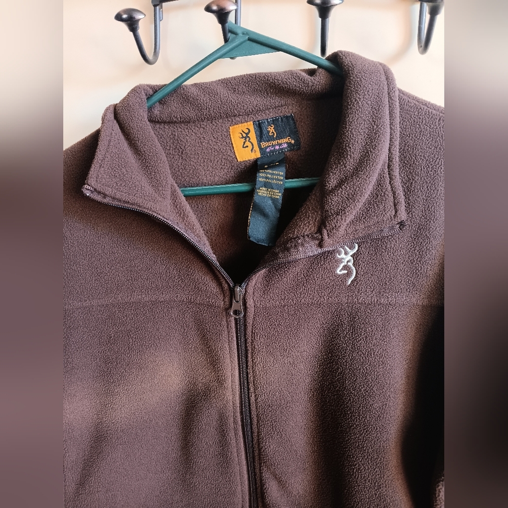 Womens Fleece Browning Jacket Size S - Picture 3 of 4